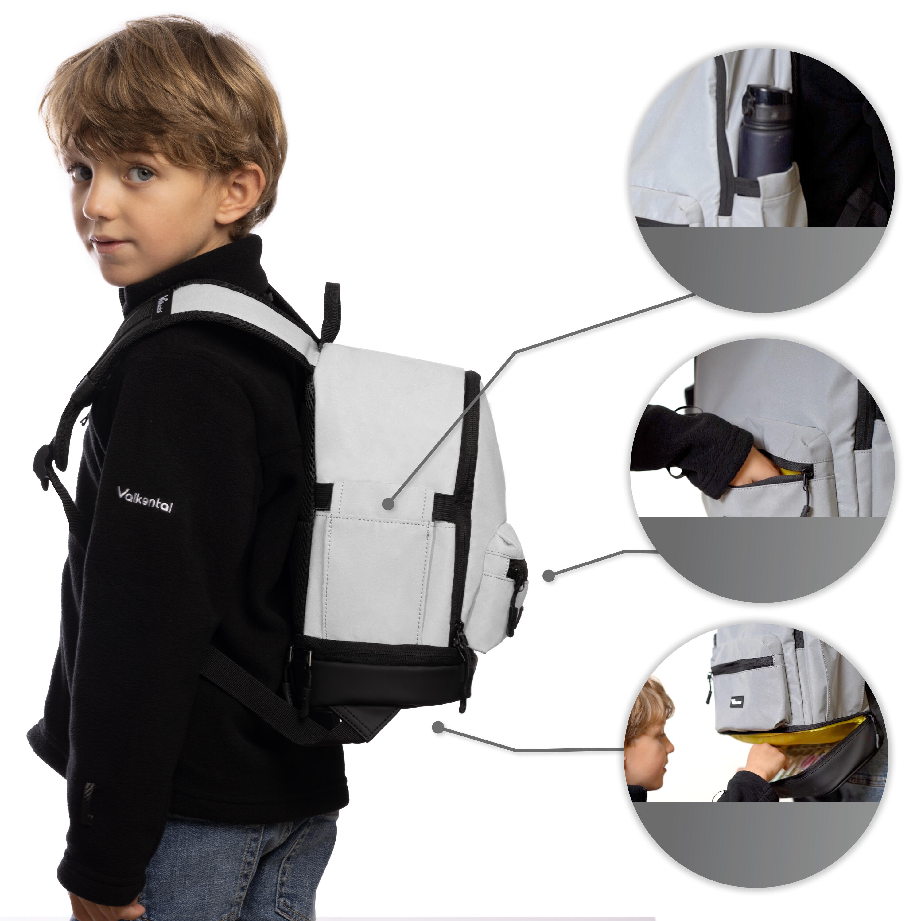 Sac à Dos Enfant Réfléchissant pour l'École et la Maternelle 4/5