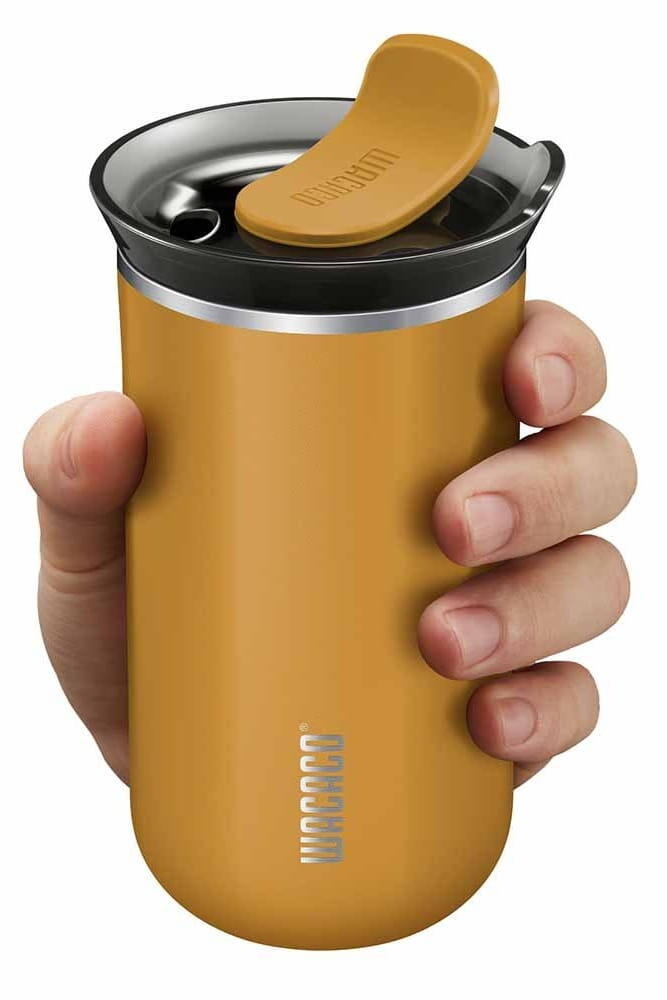Wacaco Octaroma Lungo - Thermosbeker / Drinkbeker - Amber Geel - 300ml 4/7