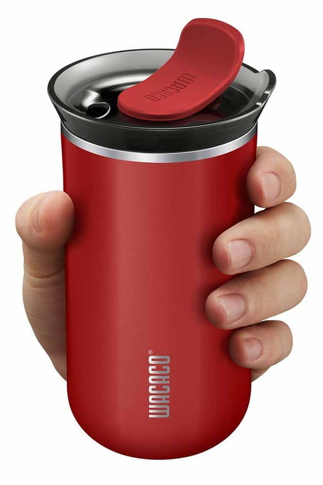 Wacaco Octaroma Lungo - Thermosbeker / Drinkbeker - Carmine Rood - 300ml 4/7
