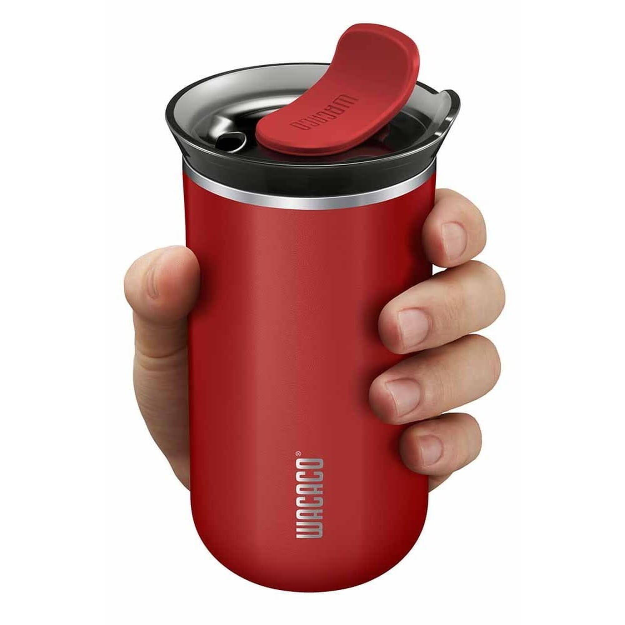 Wacaco Octaroma Lungo - Thermosbeker / Drinkbeker - Carmine Rood - 300ml