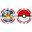 HTPMMC002 POKEMON GOLF SERIES MARKER - Orange