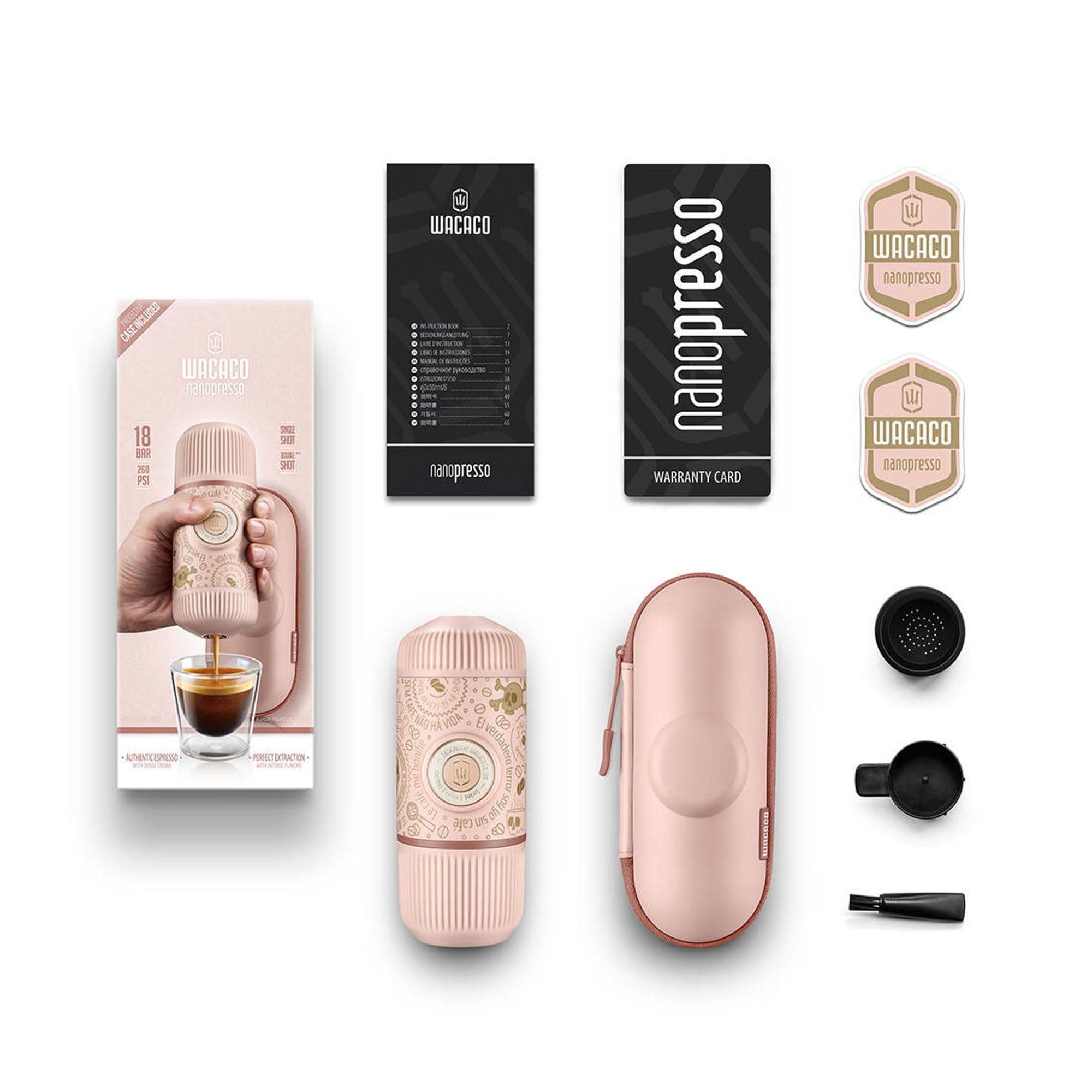 Wacaco – Macchina Espresso Portatile Rosa 6/7