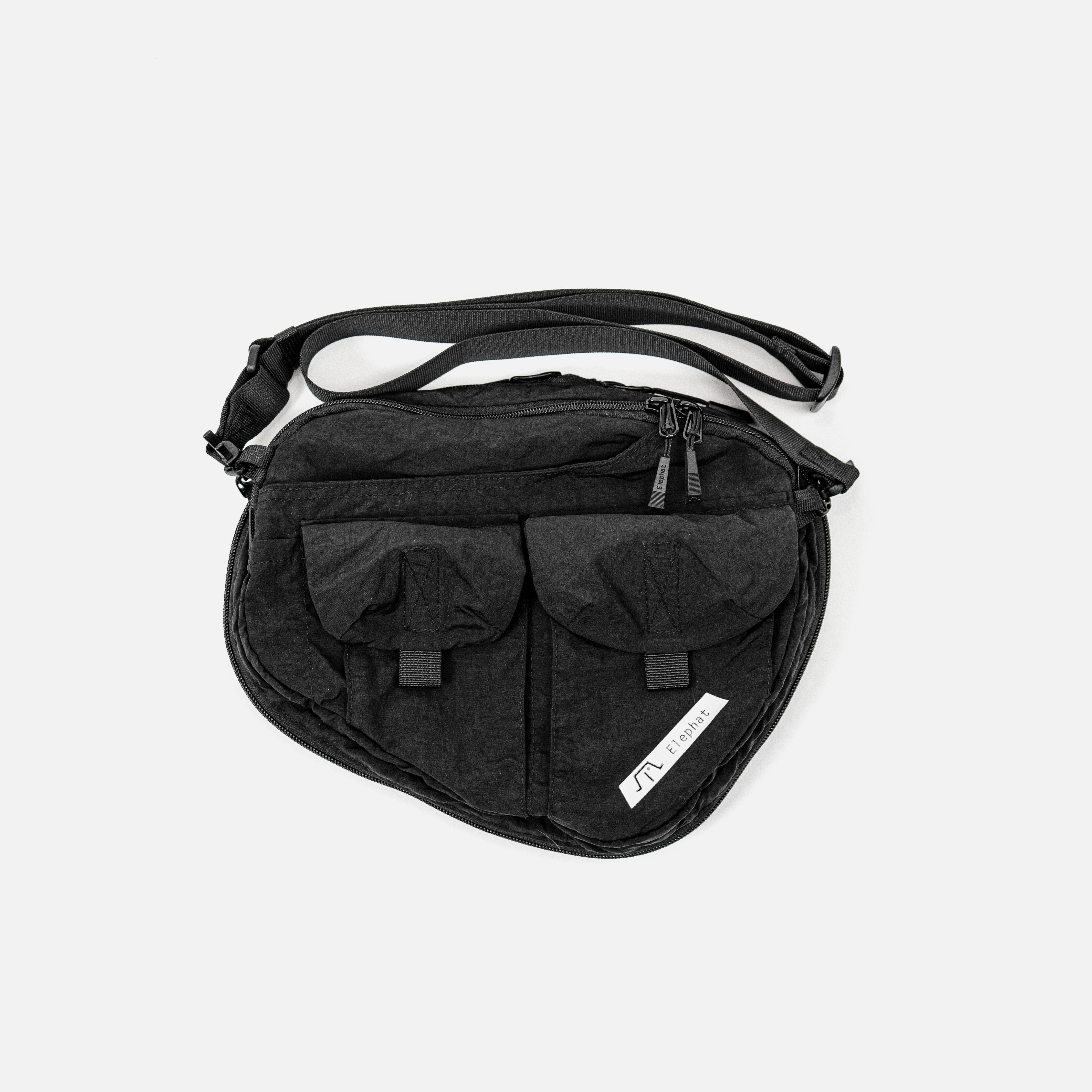 ★athe★ FRILLFrill Black Nylon Vest Shoulder Bag Unisex 2-Way Shoulder Bag/ Tactic Vest - KHAKI