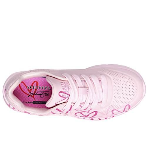 Ténis Skechers Modelo Skechers X Jgoldcrown Cor Rosa
