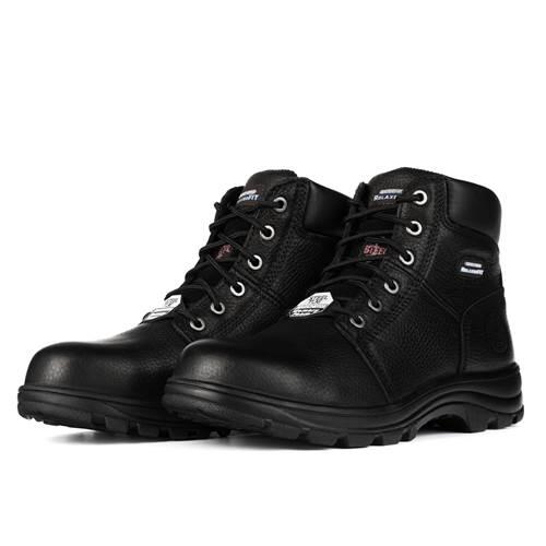 Skechers WORK MENS WORKSHIRE Stiefel Herren Schwarz 2/5