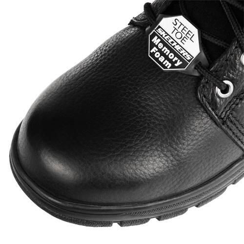 Skechers WORK MENS WORKSHIRE Stiefel Herren Schwarz 4/5