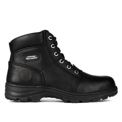 Skechers WORK MENS WORKSHIRE Stiefel Herren Schwarz