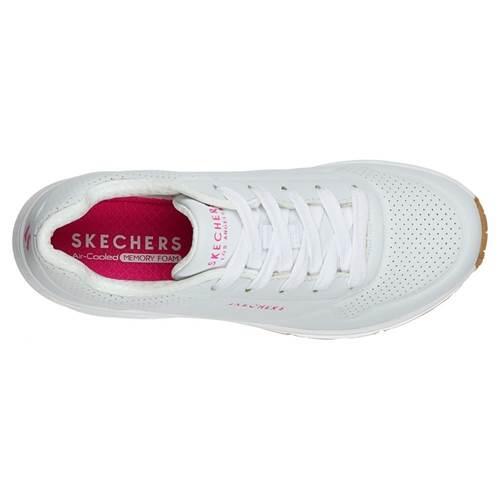 Zapatillas Niña Skechers Uno Stand On Air Blanco 4/5