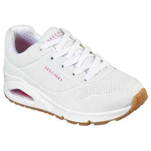 Zapatillas Niña Skechers Uno Stand On Air Blanco 3/5