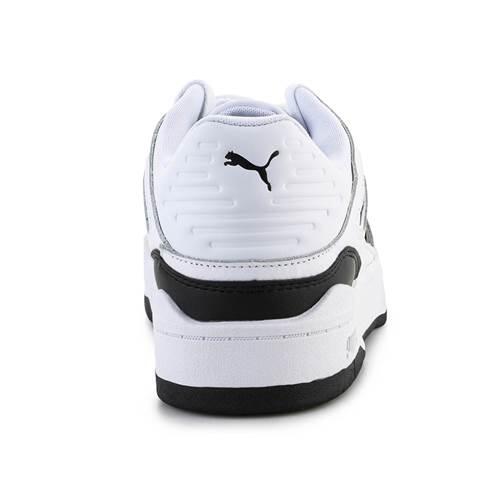 Puma Slipstream Lth White Black Men Unisex Casual Lifestyle 5/5