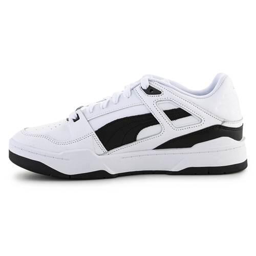 Puma Slipstream Lth White Black Men Unisex Casual Lifestyle 4/5
