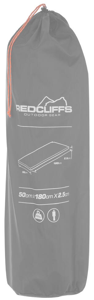 Mata kempingowa samopompująca Redcliffs 1-osobowa 180cm