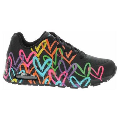 Sneakers skechers model uno kleur zwart