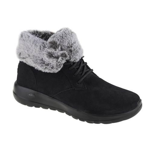 Bottes d’hiver pour femme SKECHERS en cuir velours et fausse fourrure, 5GEN
