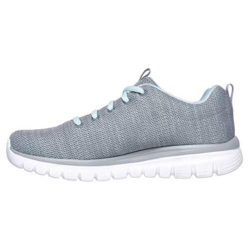 Laufschuhe für Damen Skechers Graceful-Twisted Fortune Grau 4/5