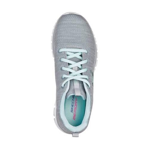 Laufschuhe für Damen Skechers Graceful-Twisted Fortune Grau 3/5