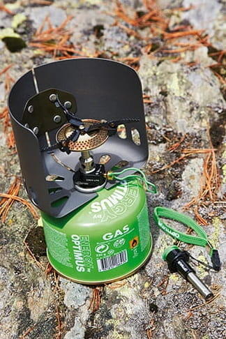 Réchaud à gaz Protection anti-vent Clip-On Camping 6/6