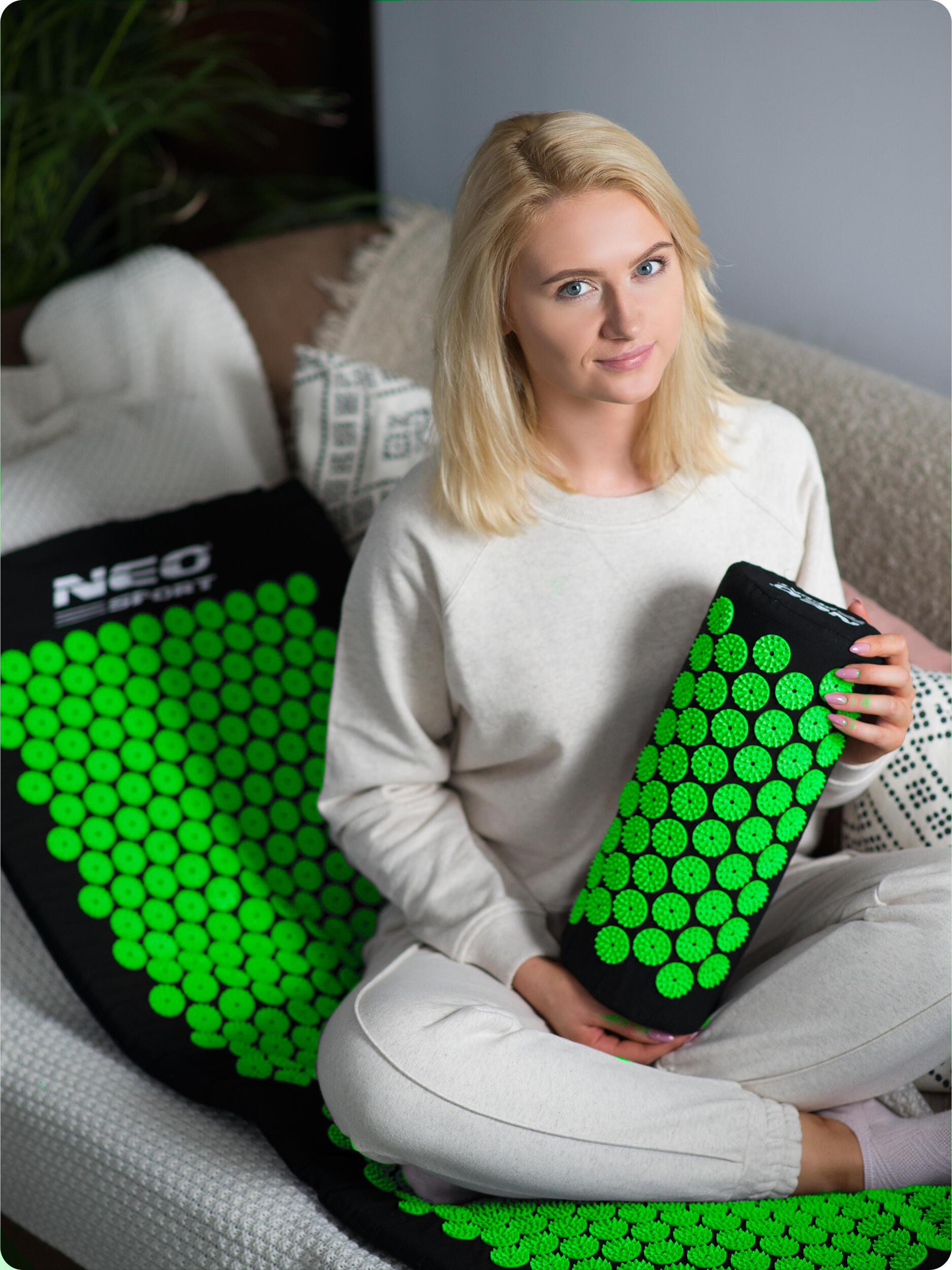 Tappeto agopressione adulto Neo-Sport, Verde 7/7