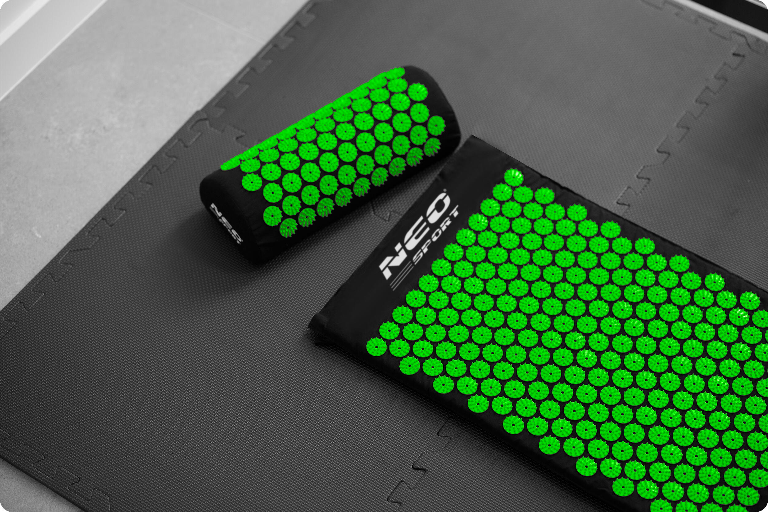 Tappeto agopressione adulto Neo-Sport, Verde 2/7
