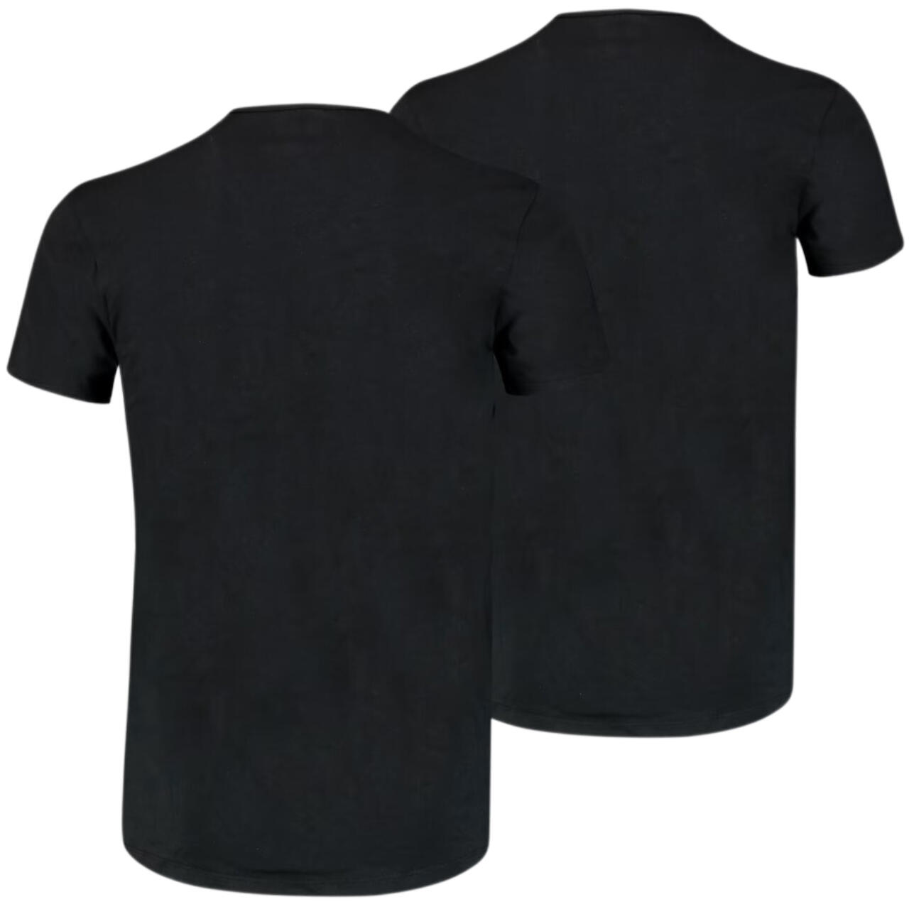 2 er Pack Puma Basic Crew T-Shirt Men Herren Unterhemd Rundhals 2/4