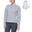 Women Plain Reversible Lightweight Long Sweatshirts - GREY