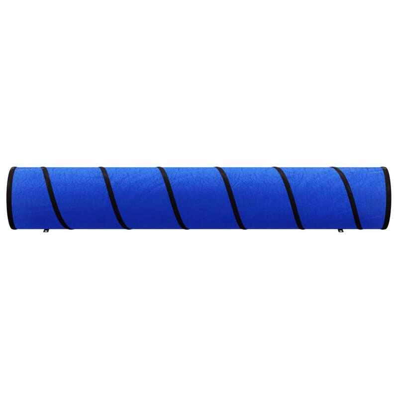 Túnel para cães Ø 50x300 cm poliéster azul