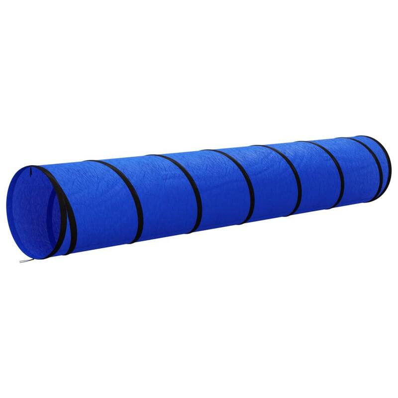 Túnel para cães Ø 50x300 cm poliéster azul