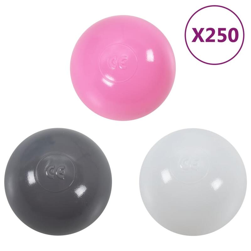 Tenda de brincar princesas c/ 250 bolas 133x140 cm rosa