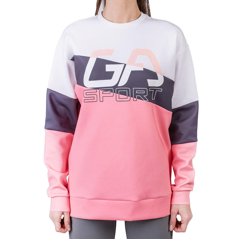 Women GA Pattern Lightweight Long Sweatshirts - MULTI-COLOUR