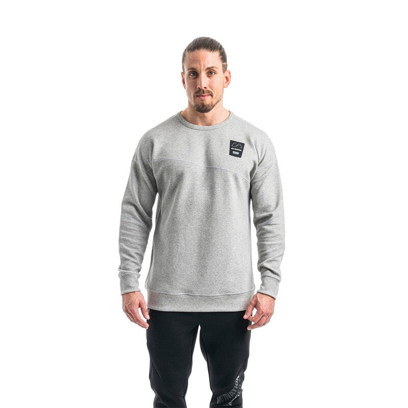 Men Print Reversible Lightweight Long Sweatshirts - GREY