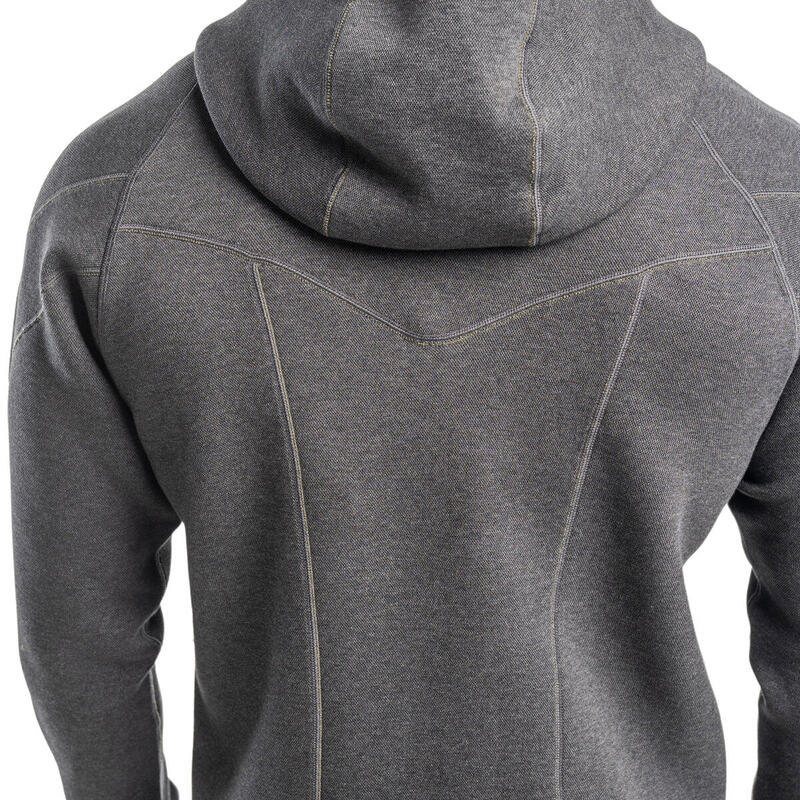 Men Reversible Lightweight Hooded Sweatshirts Hoodie - BLACK