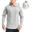 Men Reversible Lightweight Hooded Sweatshirts Hoodie - GREY