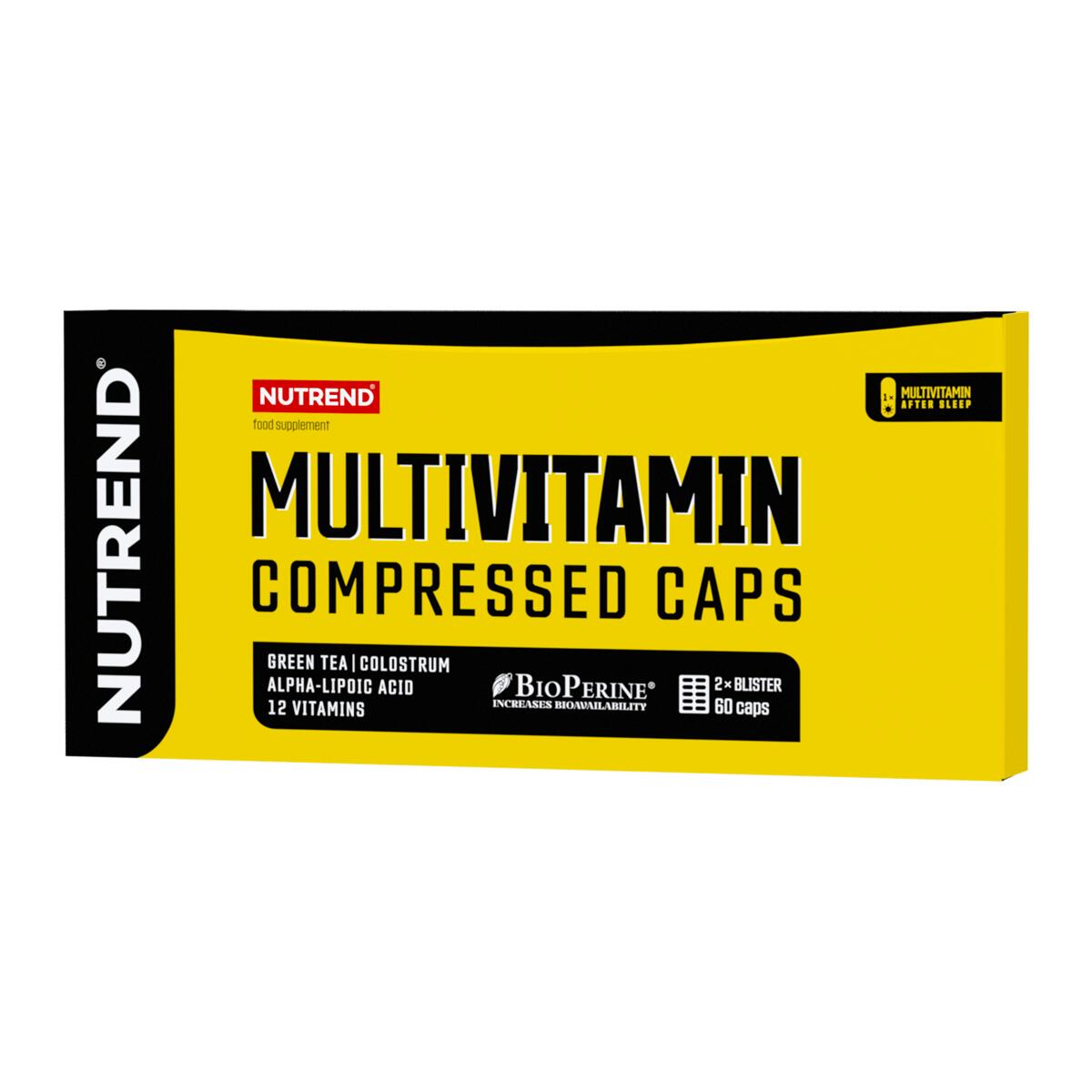 NUTREND MULTIVITAMIN COMPRESSED CAPS, 60 kapslí