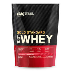 GOLD STANDARD 100% WHEY PROTEIN – Delicious Strawberry – 15 Doseringen (465 gr)