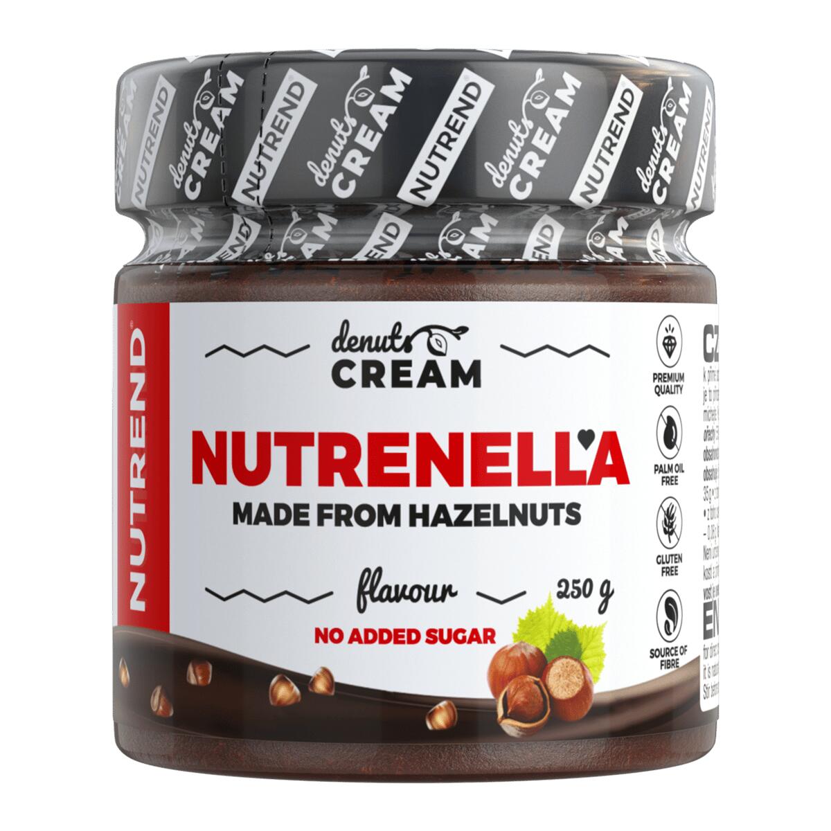 NUTREND Ořechový krém DENUTS CREAM NUTRENELLA, 250 g