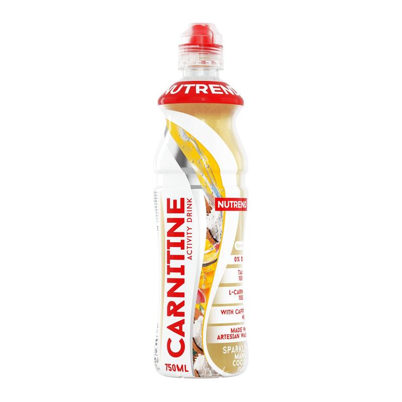 CARNITINE ACTIVITY DRINK with caffeine, 750 ml, mango + kokos (sycený)