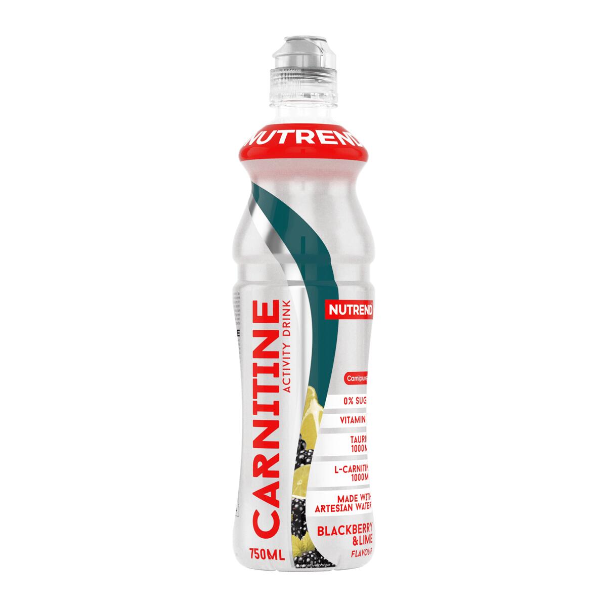 NUTREND Sportovní nápoj CARNITINE ACTIVITY DRINK, 750 ml, ostružina+limetka