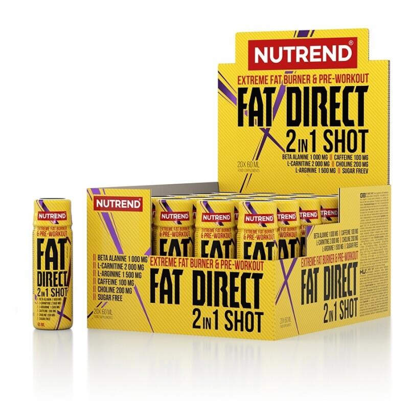 FAT DIRECT SHOT, 20 x 60 ml, bez příchuti