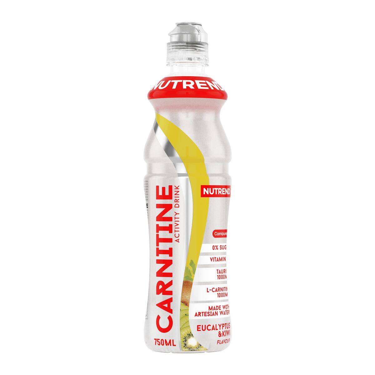 NUTREND Sportovní nápoj CARNITINE ACTIVITY DRINK, 750 ml, eukalyptus+kiwi