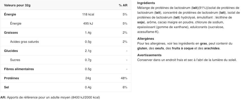 Whey isolate - Gold Standard 100% Whey - Chocolat au Beurre de Cacahuète 2/7