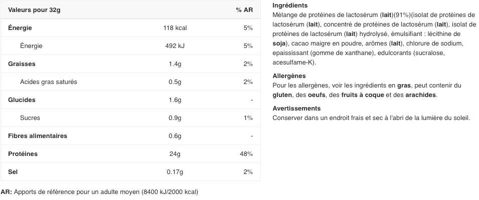 Whey isolate - Gold Standard 100% Whey - Chocolat Noisette 2/7