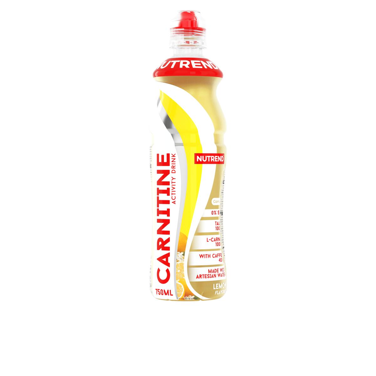 NUTREND Sportovní nápoj CARNITINE ACTIVITY DRINK WITH CAFFEINE, 750 ml, citron