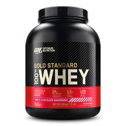 GOLD STANDARD 100% WHEY PROTEIN – Chocolat Blanc Framboise – 71 Portions(2270gr)