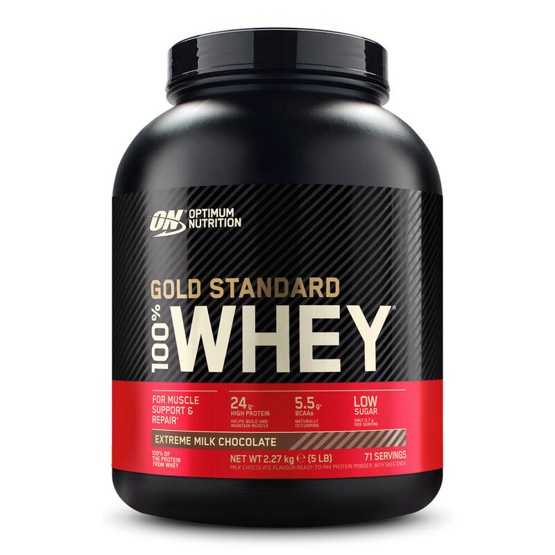 GOLD STANDARD 100% WHEY PROTEIN Extreme Milk Chocolate 2,27 kg (71 Servings)