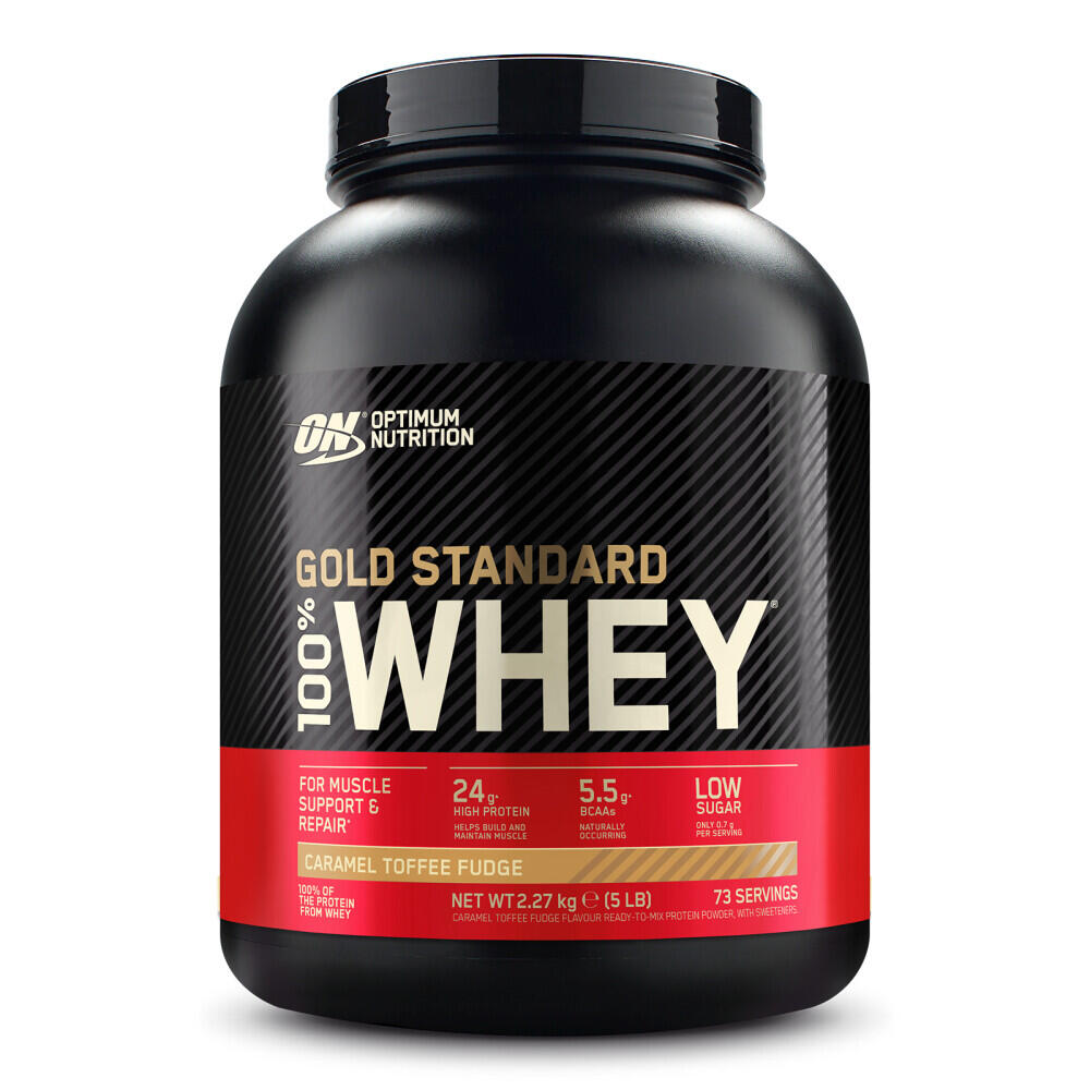 100% Whey Gold Standard - 5 Lb (2,27Kg) Caramelo da Optimum Nutrition