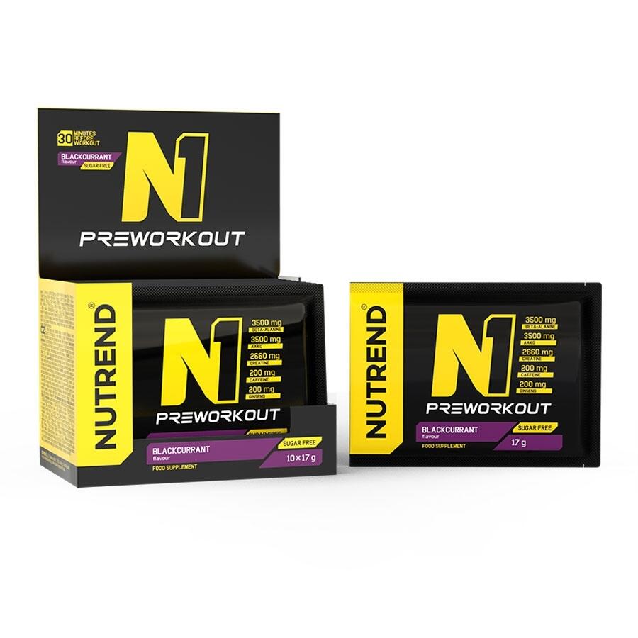 NUTREND Pre-workout N1, černý rybíz