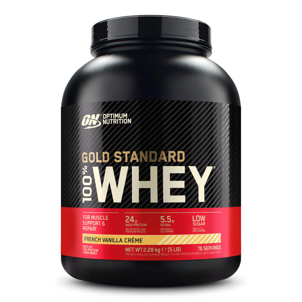 100% Whey Gold Standard - 5 Lb (2,27Kg) French Baunilha da Optimum Nutrition