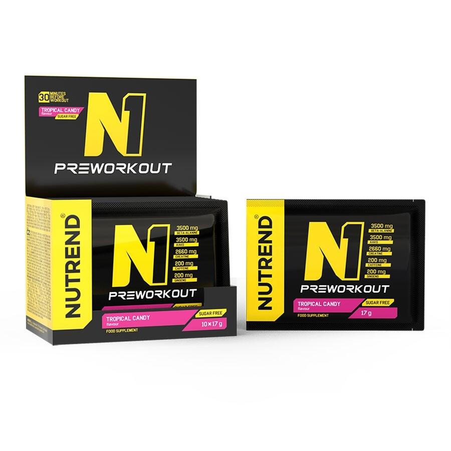 NUTREND Pre-workout N1, tropical candy