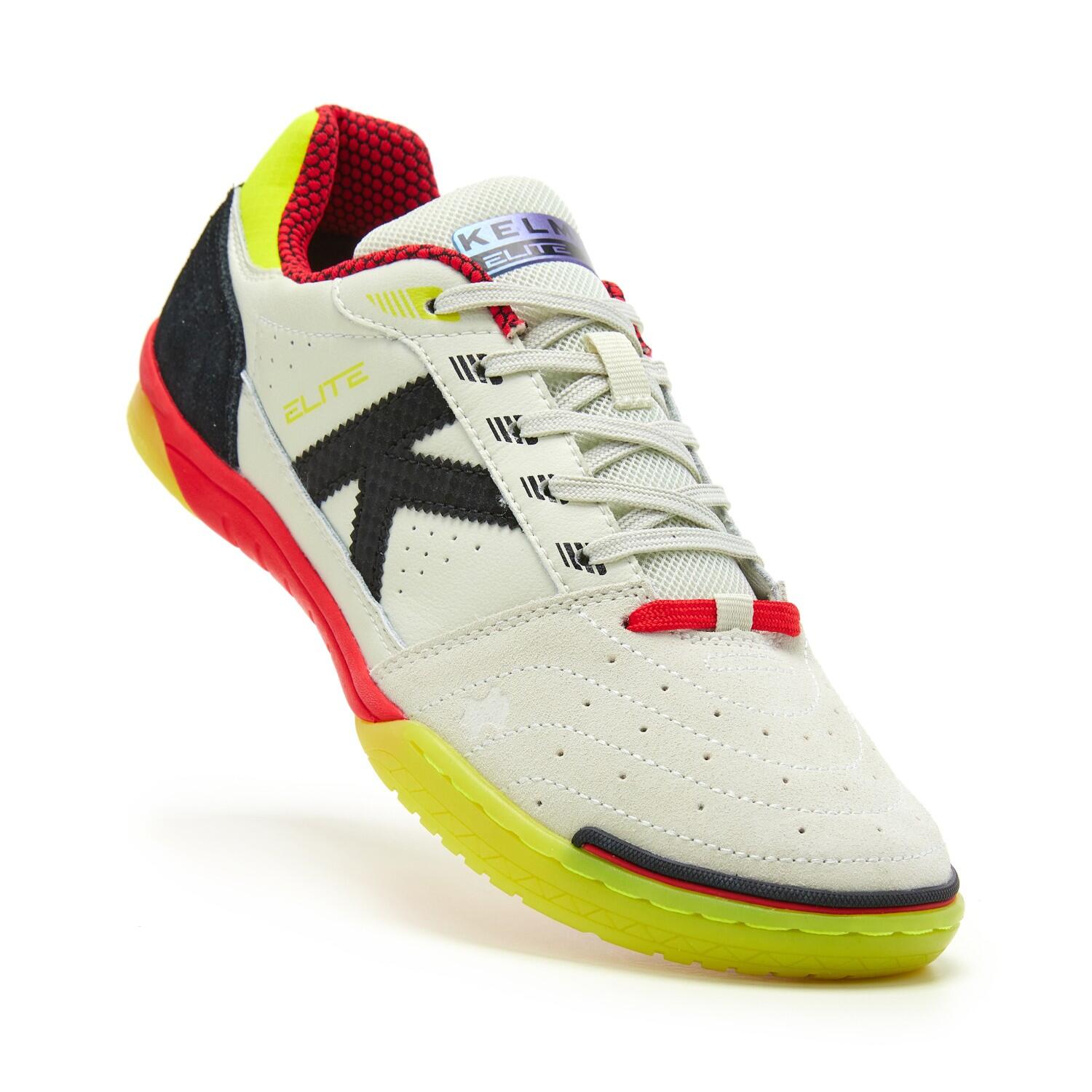Zapatillas De Fútbol Sala Kelme Elite Unisex  Blanco 2/5