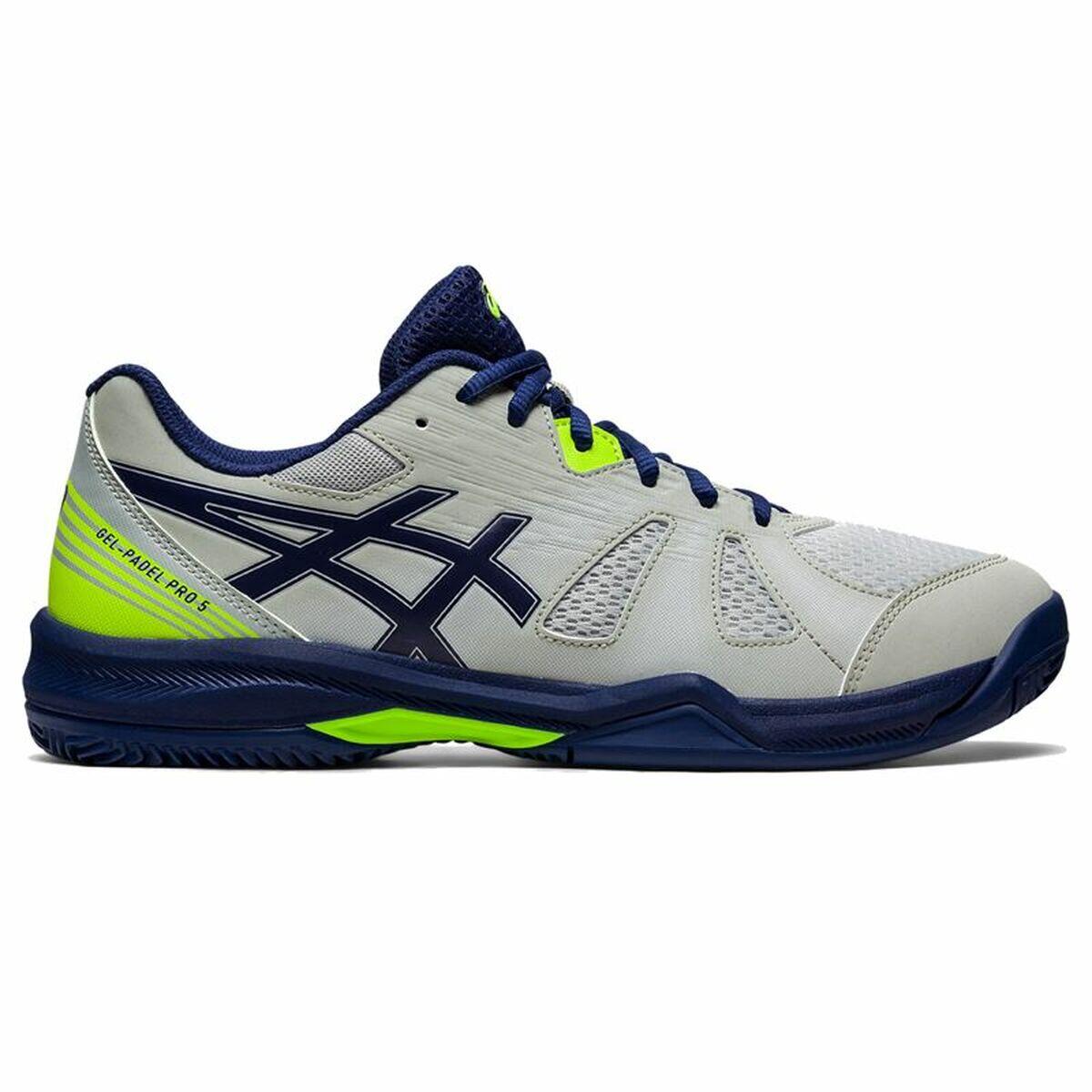 Asics - Chaussures De Padel Pour Adultes Gel-pádel Pro 5 - Chaussures De Sport - Bleu|gris|multicolore - 41,5 - Decathlon